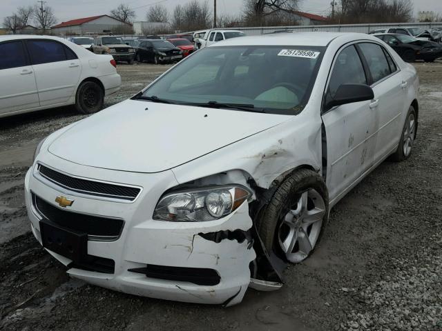 1G1ZB5E07CF150995 - 2012 CHEVROLET MALIBU LS WHITE photo 2