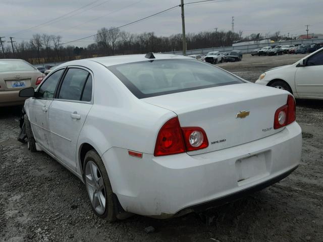 1G1ZB5E07CF150995 - 2012 CHEVROLET MALIBU LS WHITE photo 3