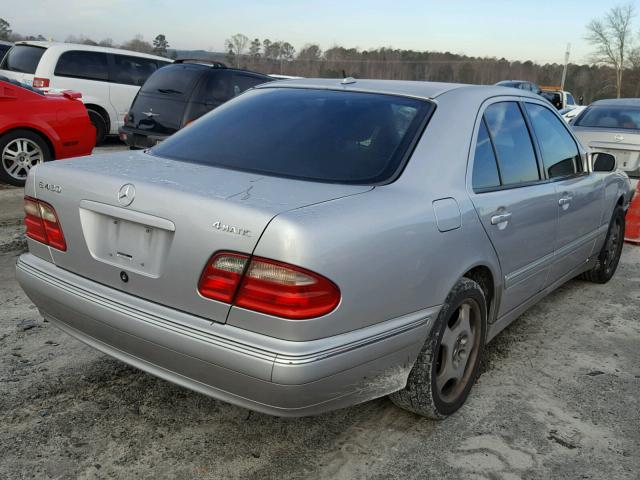 WDBJF83J92X072684 - 2002 MERCEDES-BENZ E 430 SILVER photo 4