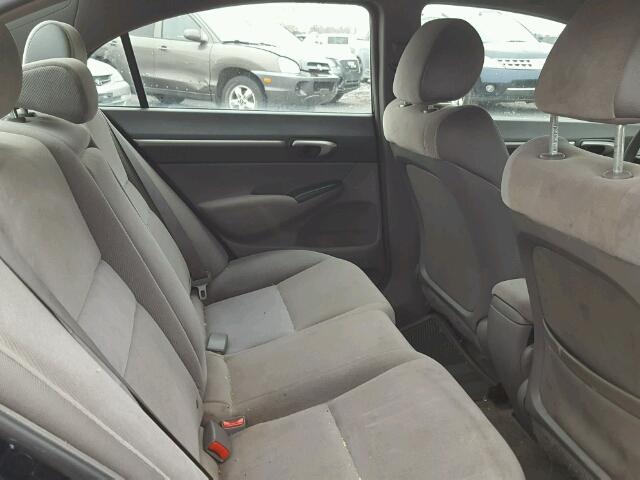 2HGFA16877H003785 - 2007 HONDA CIVIC EX ლურჯი ფოტო 6