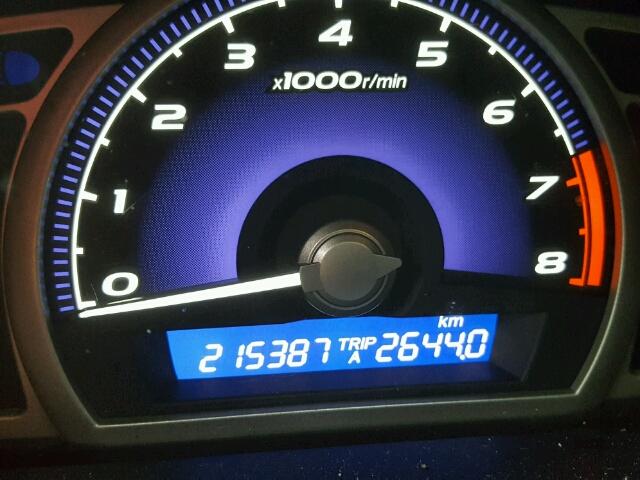 2HGFA16877H003785 - 2007 HONDA CIVIC EX ლურჯი ფოტო 8