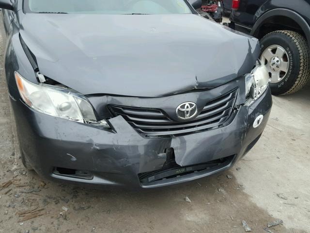 4T1BE46K57U150064 - 2007 TOYOTA CAMRY NEW GRAY photo 9