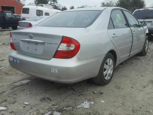 4T1BE32K42U104461 - 2002 TOYOTA CAMRY LE GRAY photo 4