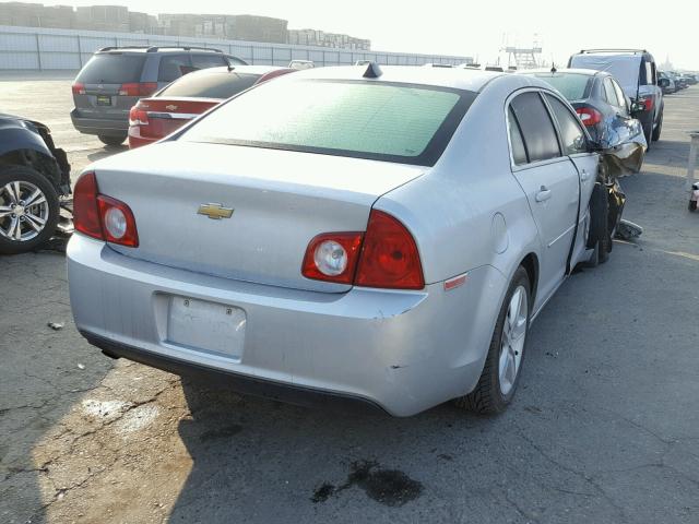 1G1ZB5E01CF203450 - 2012 CHEVROLET MALIBU LS 银色 照片 4