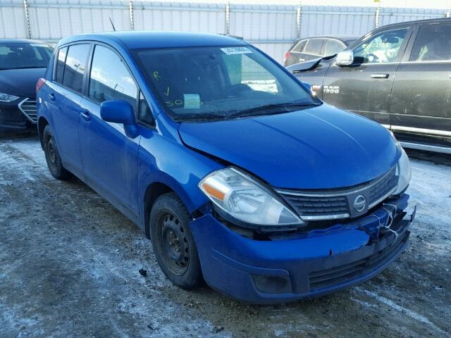 3N1BC13E58L384078 - 2008 NISSAN VERSA S BLUE photo 1