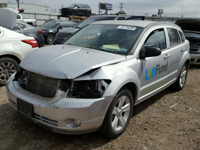 1C3CDWDA0CD531224 - 2012 DODGE CALIBER SX SILVER photo 2