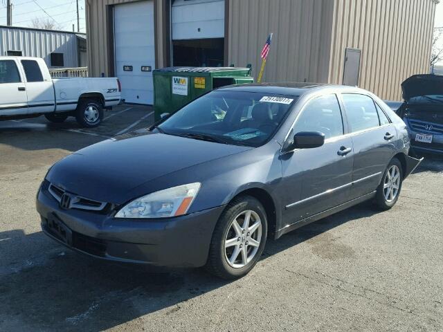 1HGCM66594A009403 - 2004 HONDA ACCORD EX GRAY photo 2