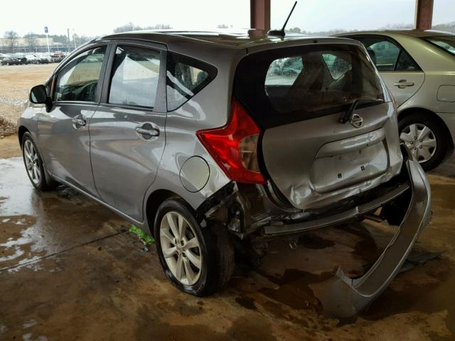 3N1CE2CP0EL423970 - 2014 NISSAN VERSA NOTE GRAY photo 3