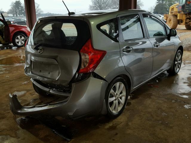 3N1CE2CP0EL423970 - 2014 NISSAN VERSA NOTE GRAY photo 4