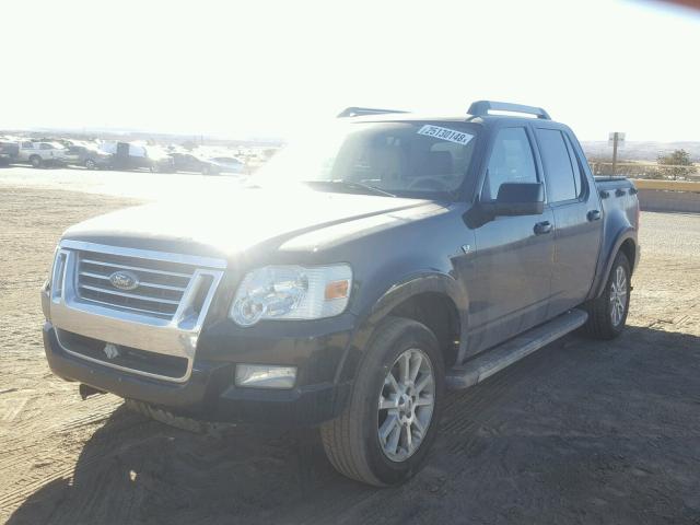 1FMEU53877UA10547 - 2007 FORD EXPLORER S BLACK photo 2