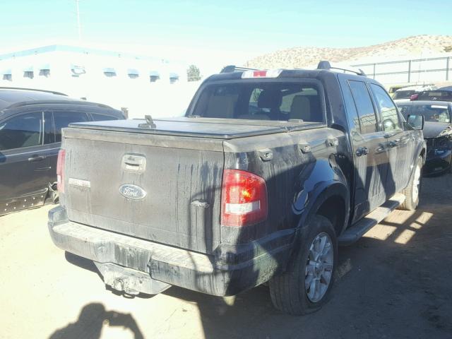 1FMEU53877UA10547 - 2007 FORD EXPLORER S BLACK photo 4