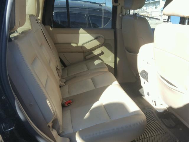 1FMEU53877UA10547 - 2007 FORD EXPLORER S BLACK photo 6