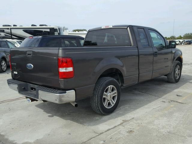 1FTRX12W57FA94300 - 2007 FORD F150 GRAY photo 4