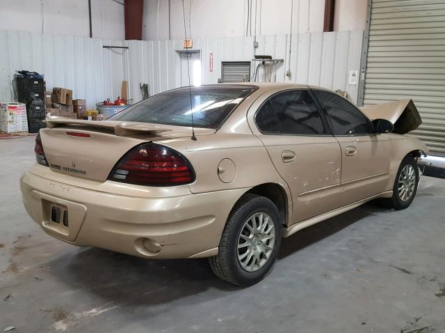 1G2NE52EX5M214902 - 2005 PONTIAC GRAND AM S GOLD photo 4