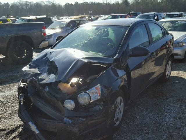 1G1JA5SH4E4237388 - 2014 CHEVROLET SONIC LS Սև լուսանկար 2