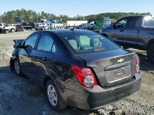 1G1JA5SH4E4237388 - 2014 CHEVROLET SONIC LS Սև լուսանկար 3