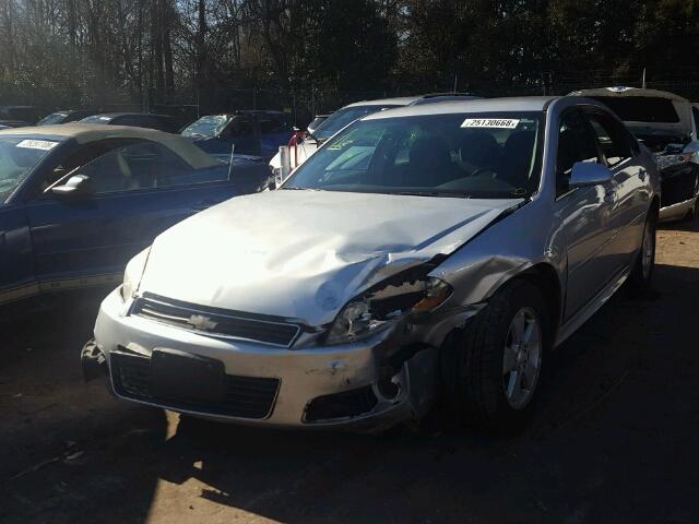 2G1WG5EK0B1285649 - 2011 CHEVROLET IMPALA LT SILVER photo 2