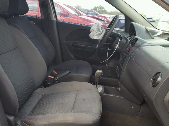 KL1TD66677B789317 - 2007 CHEVROLET AVEO BASE Biały zdjęcie 5