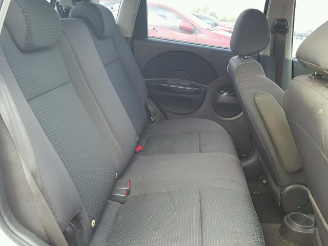 KL1TD66677B789317 - 2007 CHEVROLET AVEO BASE Biały zdjęcie 6