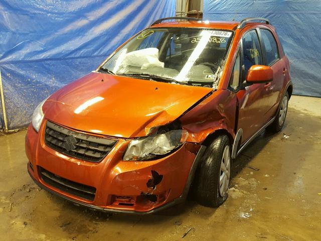 JS2YB5A34D6100064 - 2013 SUZUKI SX4 BASE ORANGE photo 2