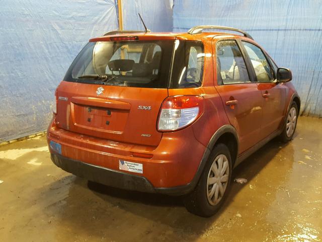 JS2YB5A34D6100064 - 2013 SUZUKI SX4 BASE ORANGE photo 4