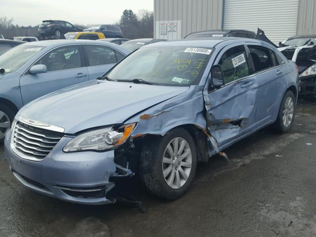 1C3CCBBG0EN114766 - 2014 CHRYSLER 200 TOURIN BLUE photo 2