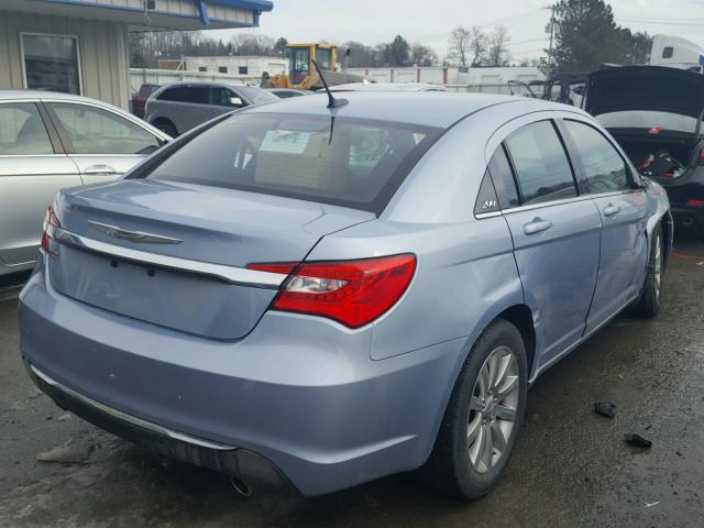 1C3CCBBG0EN114766 - 2014 CHRYSLER 200 TOURIN BLUE photo 4