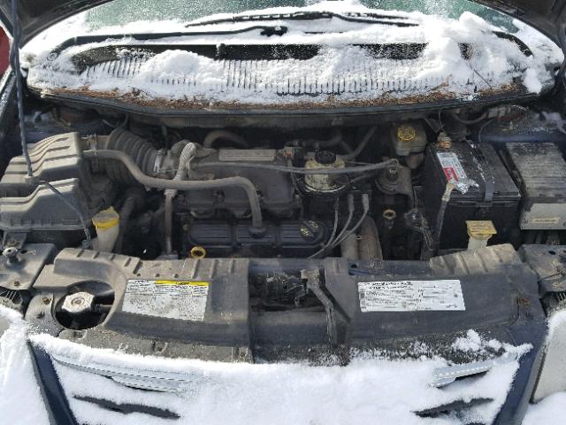 2A4GP54L96R829153 - 2006 CHRYSLER TOWN & COU BLUE photo 7