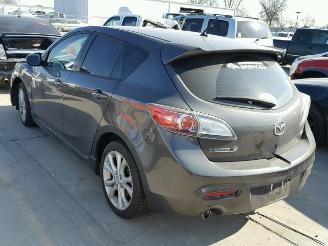 JM1BL1K6XB1411233 - 2011 MAZDA 3 S GRAY photo 3