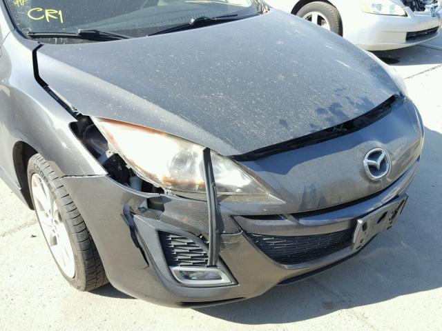 JM1BL1K6XB1411233 - 2011 MAZDA 3 S GRAY photo 9