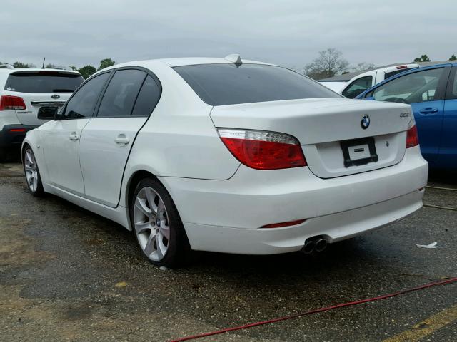 WBANW13568CZ74543 - 2008 BMW 535 I WHITE photo 3