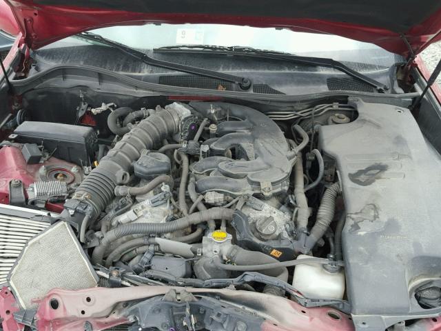 JTHCE96S570010205 - 2007 LEXUS GS 350 RED photo 7