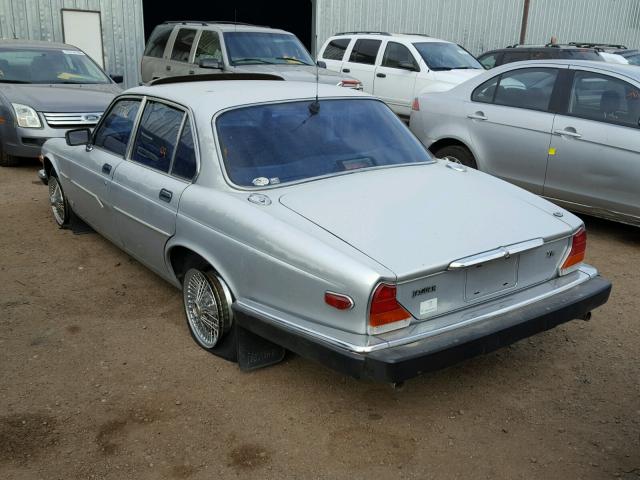 SAJAV134XHC473054 - 1987 JAGUAR XJ6 SILVER photo 3