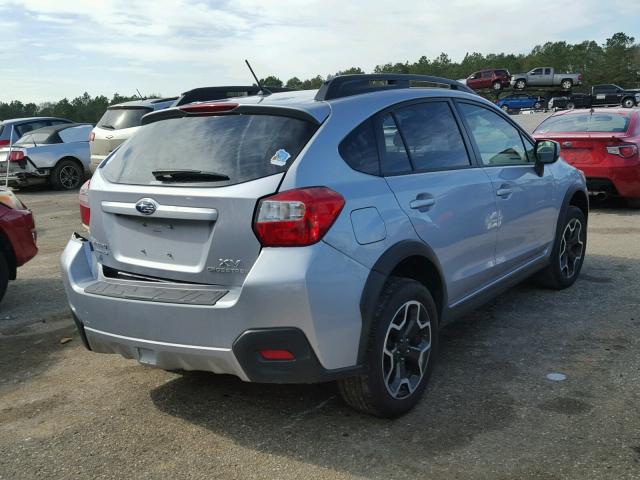 JF2GPAGC1E8345726 - 2014 SUBARU XV CROSSTR SILVER photo 4