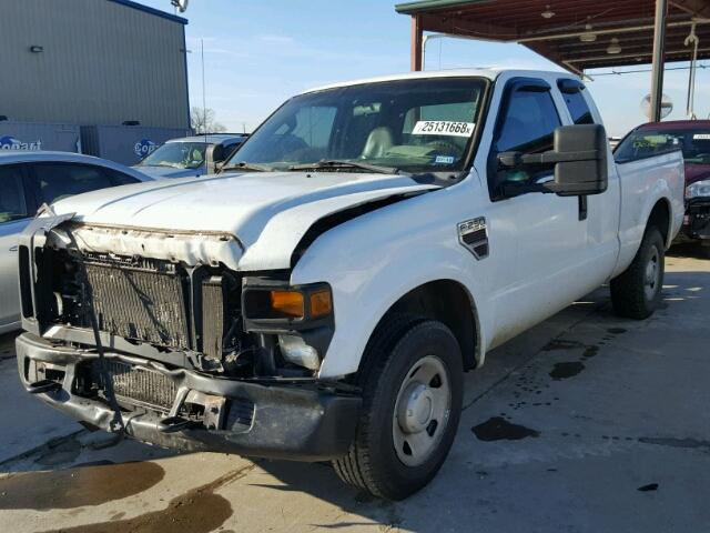 1FTSX20R08EA89176 - 2008 FORD F250 SUPER WHITE photo 2