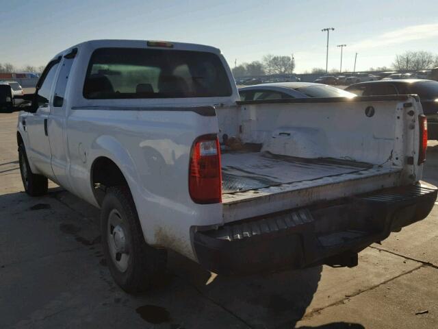 1FTSX20R08EA89176 - 2008 FORD F250 SUPER WHITE photo 3