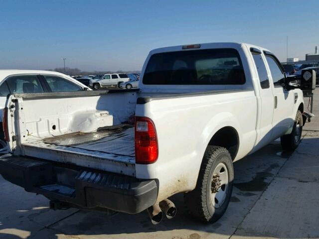 1FTSX20R08EA89176 - 2008 FORD F250 SUPER WHITE photo 4