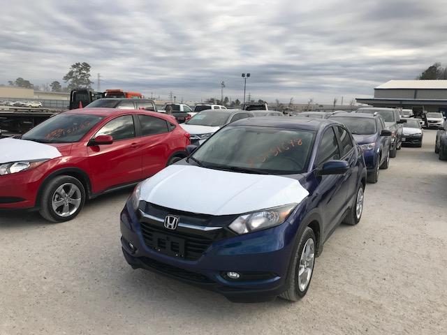 3CZRU5H55HM707848 - 2017 HONDA HR-V EX BLUE photo 2