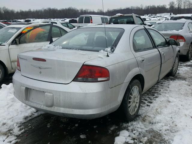 1C3EL46X74N370819 - 2004 CHRYSLER SEBRING LX SILVER photo 4