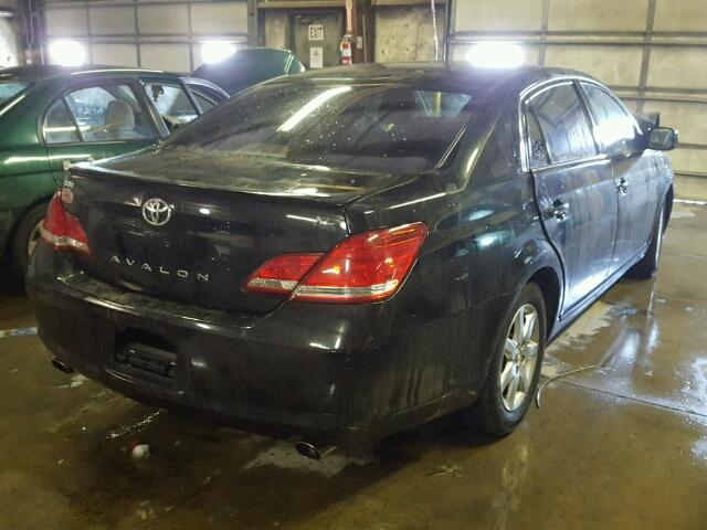 4T1BK36B17U215690 - 2007 TOYOTA AVALON XL BLACK photo 4