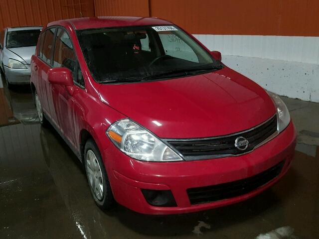 3N1BC1CP5AL391104 - 2010 NISSAN VERSA S RED photo 1