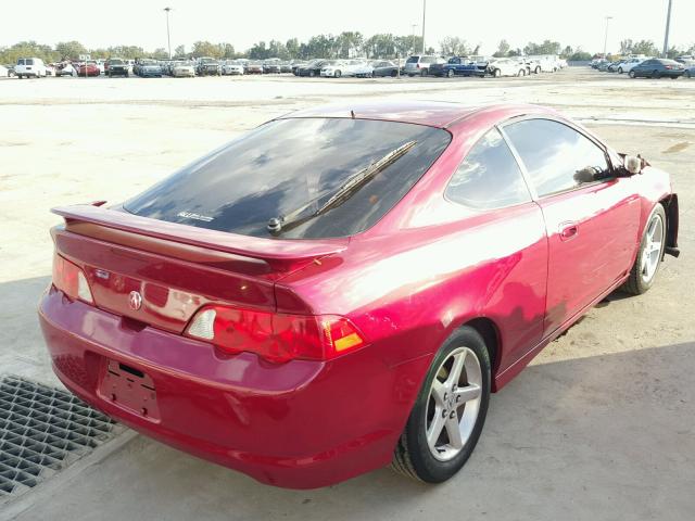 JH4DC530X2C021665 - 2002 ACURA RSX TYPE-S RED photo 4