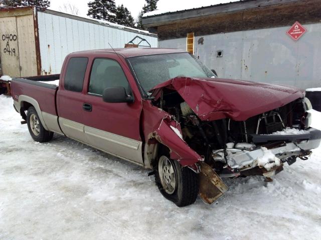 1GCEK19T64Z209022 - 2004 CHEVROLET SILVERADO BURGUNDY photo 1