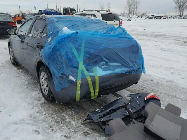 2T1BPRHE5FC389192 - 2015 TOYOTA COROLLA EC 石墨色 照片 3