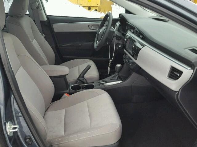 2T1BPRHE5FC389192 - 2015 TOYOTA COROLLA EC 石墨色 照片 5