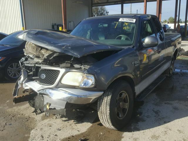 1FTRX17WX2NB77048 - 2002 FORD F150 GRAY photo 2