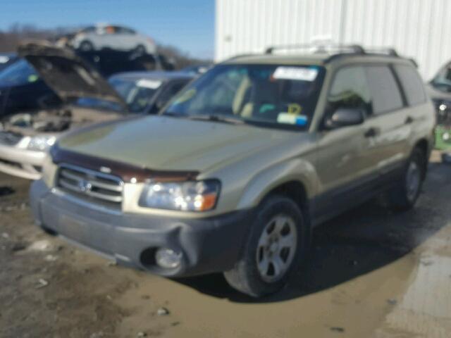 JF1SG63663H731213 - 2003 SUBARU FORESTER 2 GOLD photo 2