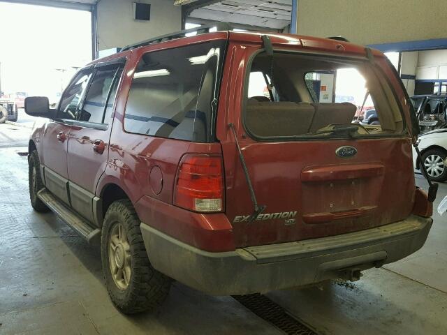 1FMPU16515LB09046 - 2005 FORD EXPEDITION RED photo 3