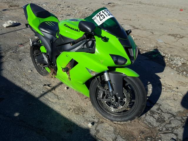 JKAZX4P147A024194 - 2007 KAWASAKI ZX600 P GREEN photo 1