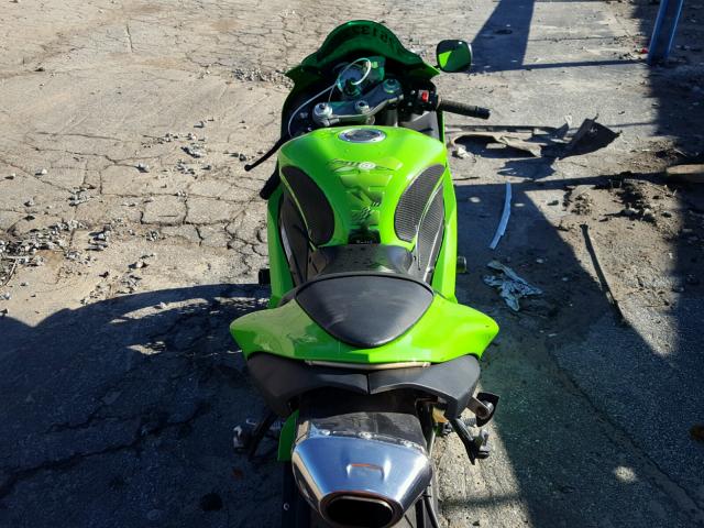 JKAZX4P147A024194 - 2007 KAWASAKI ZX600 P GREEN photo 6